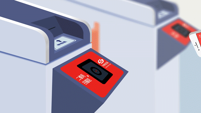 二維掃描模組嵌入閘機里面，實現(xiàn)掃碼進站